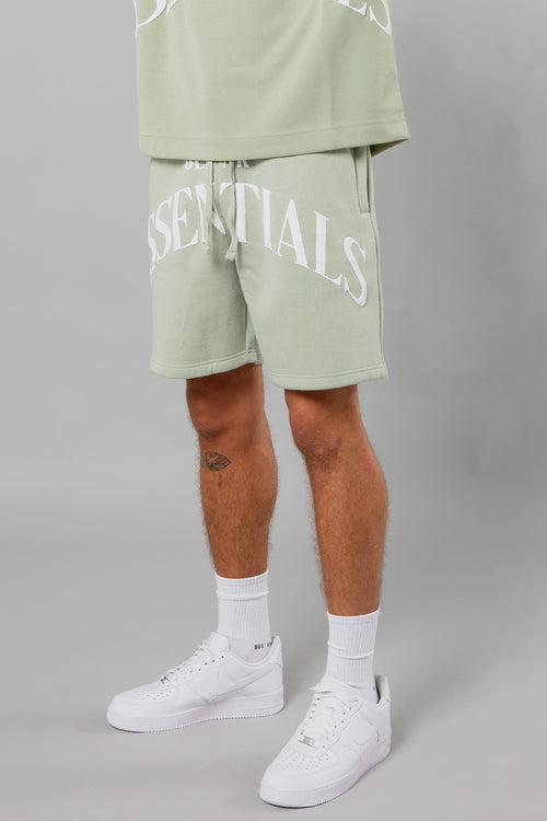 Blank Essentials Sage Cotton Blend 'Vault' Shorts Image 2