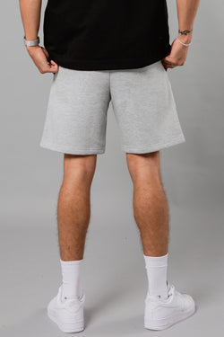 Blank Essentials Grey Marl Cotton Blend 'Vault' Shorts Image 3