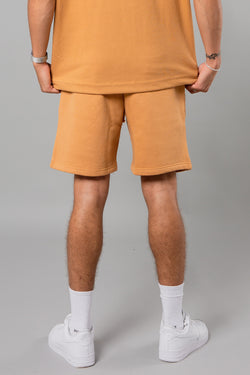 Blank Essentials Camel Cotton Blend Shorts with Pocket Image 3