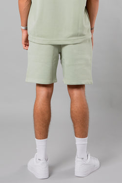 Blank Essentials Sage Cotton Blend Shorts with Graphic Print Image 3