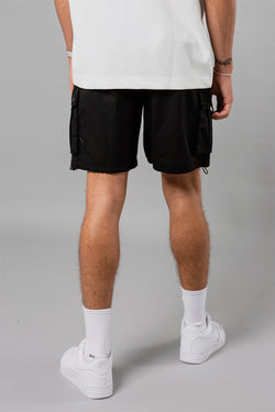 Blank Essentials Black Ripstop Cargo Shorts Image 3