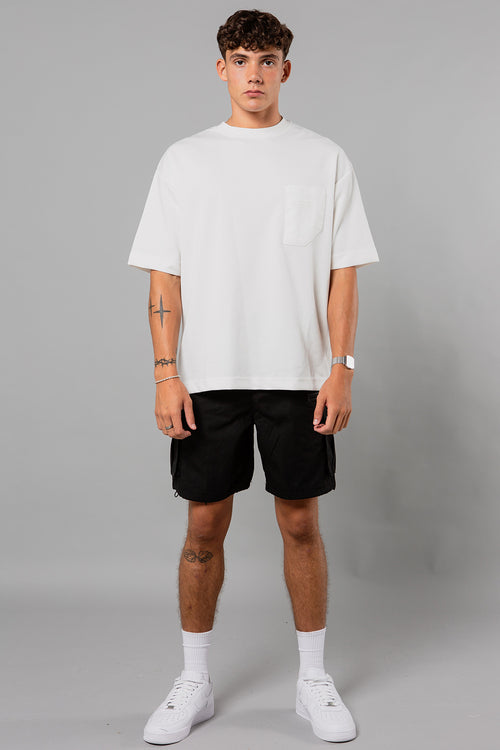 Blank Essentials Black Ripstop Cargo Shorts Image 4