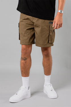 Blank Essentials Khaki Ripstop Cargo Shorts Image 2